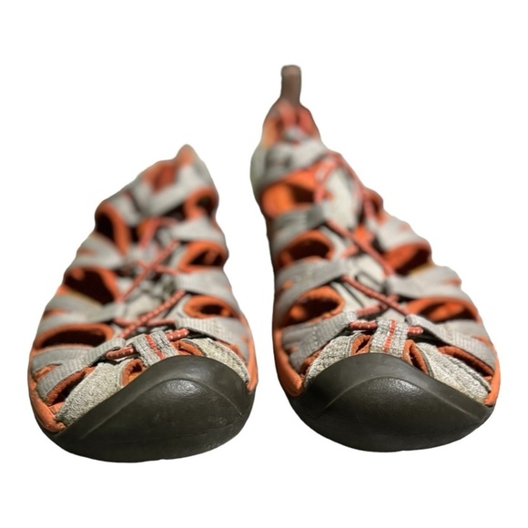 Keen Newport Closed Toe Sport Sandals Size 9 Orange Waterproof Hiking Sandals - Picture 6 of 13